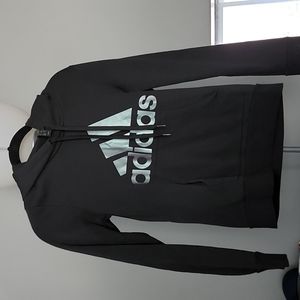 Adidas black holographic hoodie